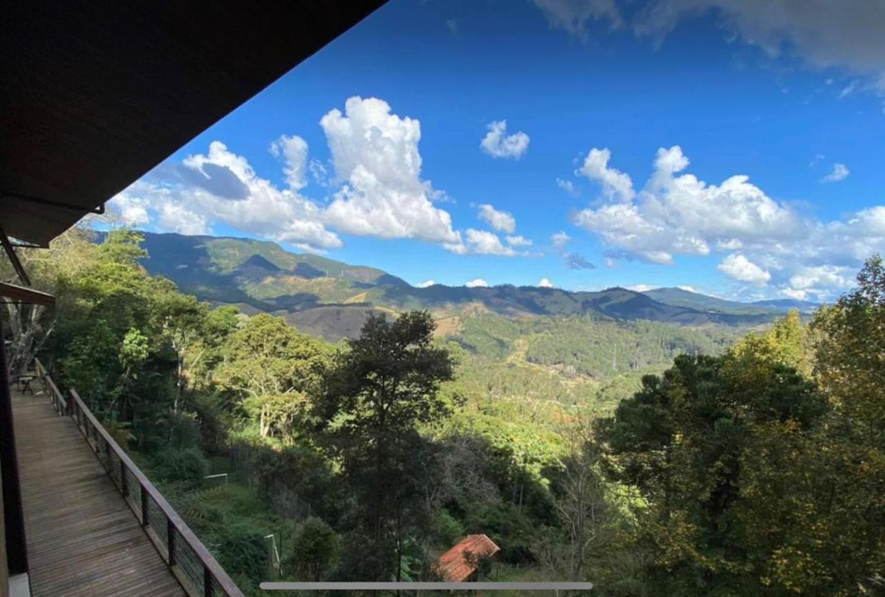 Casa De Vidro Com Vista Mantiqueira - Com Cafe E Staff Villa Campos do Jordão Exterior foto